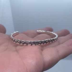 Sterling Silver cuff bangle